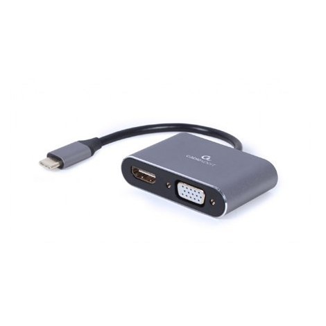 Female | 15 pin HD D-Sub (HD-15) | 19 pin HDMI Type A | Male | 24 pin USB-C | Grey